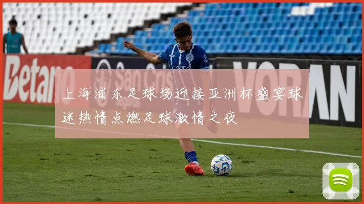 上海浦东足球场迎接亚洲杯盛宴球迷热情点燃足球激情之夜